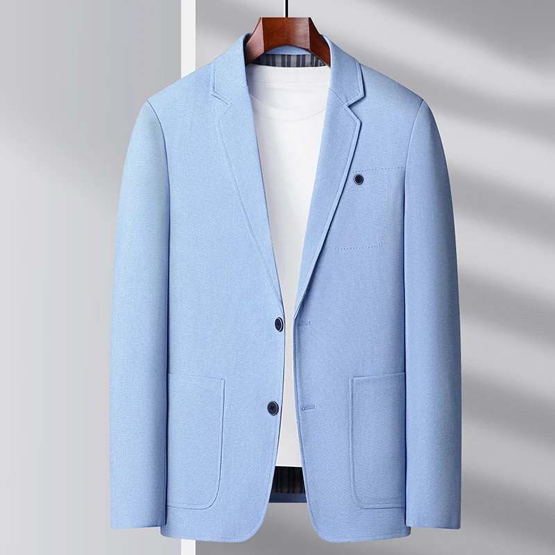 

2023 new spring suit fashion matching handsome trend slim young people collar jacket jacket men's casual suit top