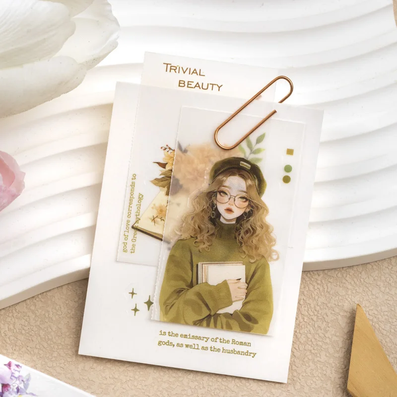 2 листа ПВХ-наклейка морской цветок в ее сердце