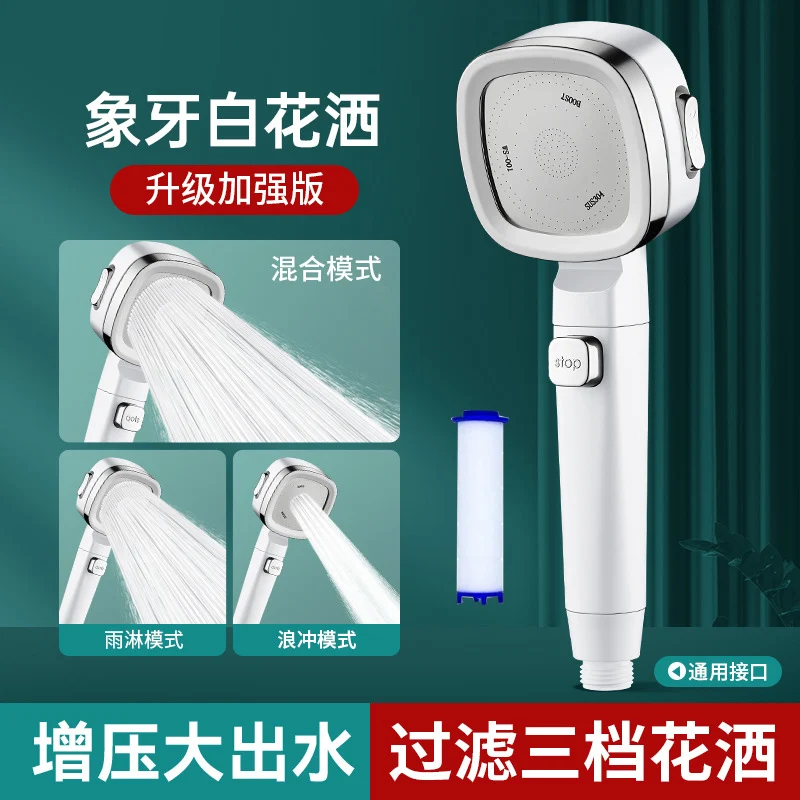 

Душевая лейка Zloog 3 режимов серебристого цвета