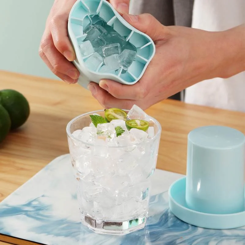 

Creative Cylinder Silicone Ice Cube Mold Home Large Capacity Ice Cube Maker Ice Cube Tray Bar Accessories Bartending Tools