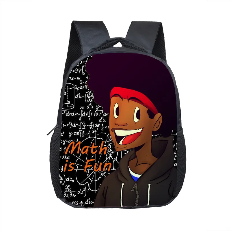 A Amazing Black Boy Print Backpack Afro Brown Kids Kindergarten Backpack Children School Bags Cartoon Toddler Bag Kids Bookbag