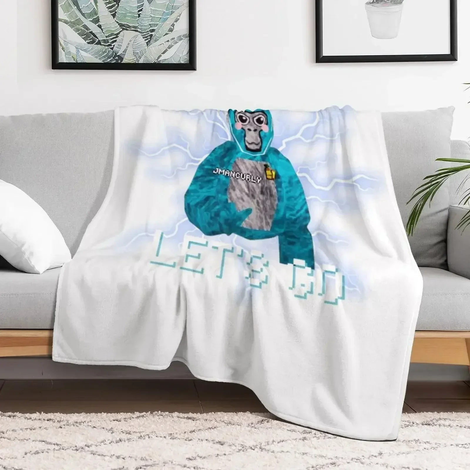 Классическое пледы Gorilla Tag Jmancurly Monke Merch пляжное одеяло для детских одеял