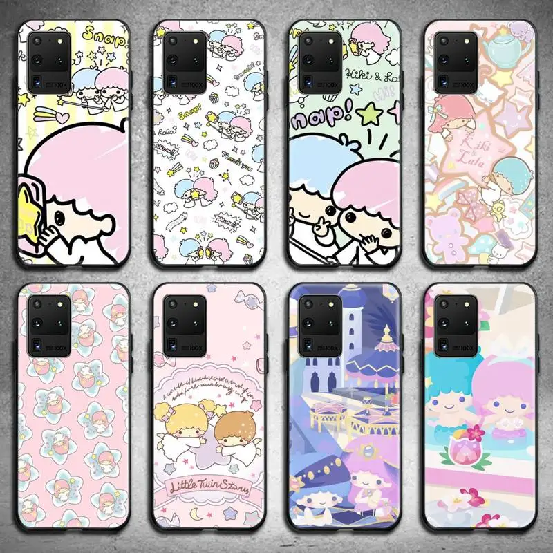 

Cartoon Cute Little Twin Stars Phone Case For Samsung Galaxy S21 Plus Ultra S20 FE M11 S8 S9 plus S10 5G lite 2020