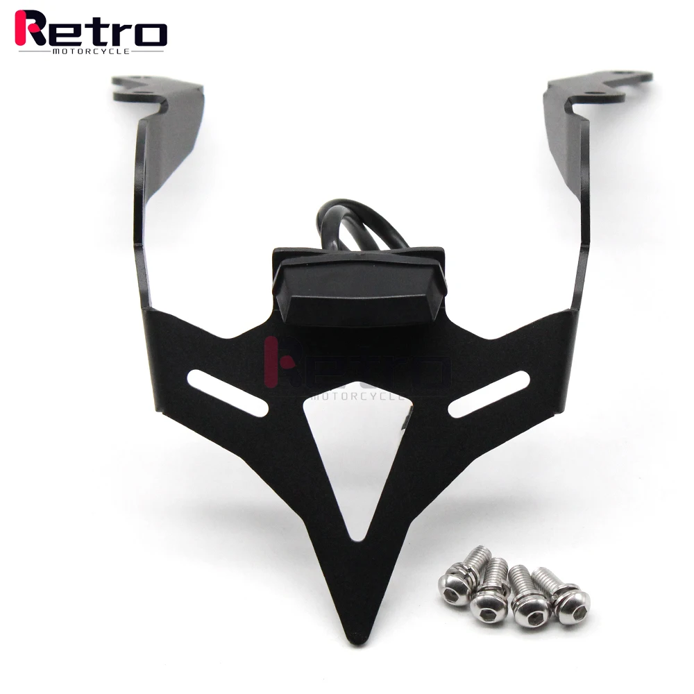

Держатель номерного знака, светодиодный светильник для HONDA CB650R CBR650R 2019 2020, аксессуары для мотоциклов, аккуратное крыло, элиминатор