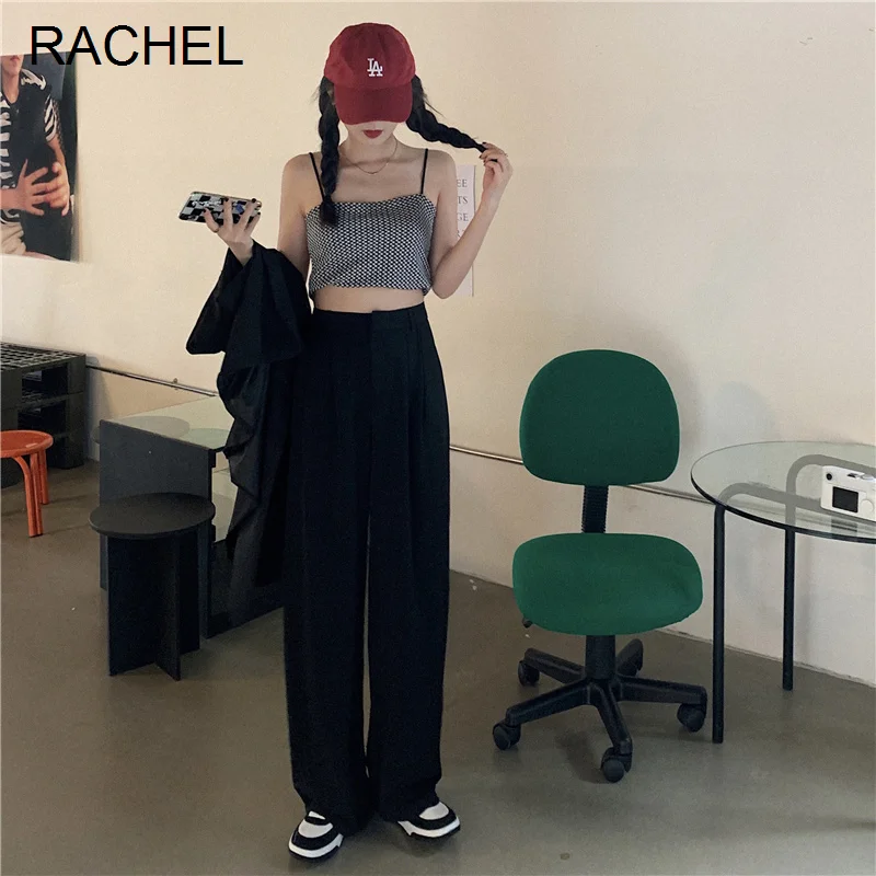 Драпированные широкие брюки женские свободные | Женская одежда