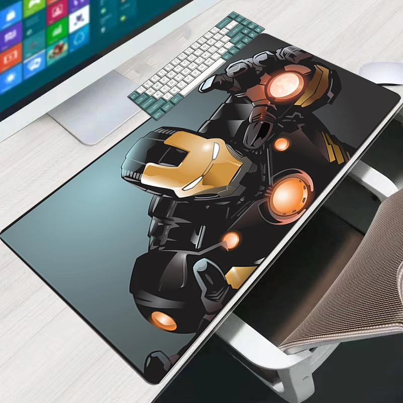 

Iron Man Gaming Mouse Pad Cool Laptop Desk Mat 900x400 Game Mats Anti-skid Waterproof Computer Offices Mousepad Pc Accessories