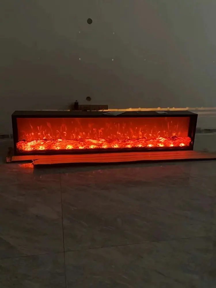 CX290HI Indoor Home Surround 3 Sides 1500 MM/60 Inch Stoves with Most Realistic Natural Decor Fire Digital Electric Fireplace