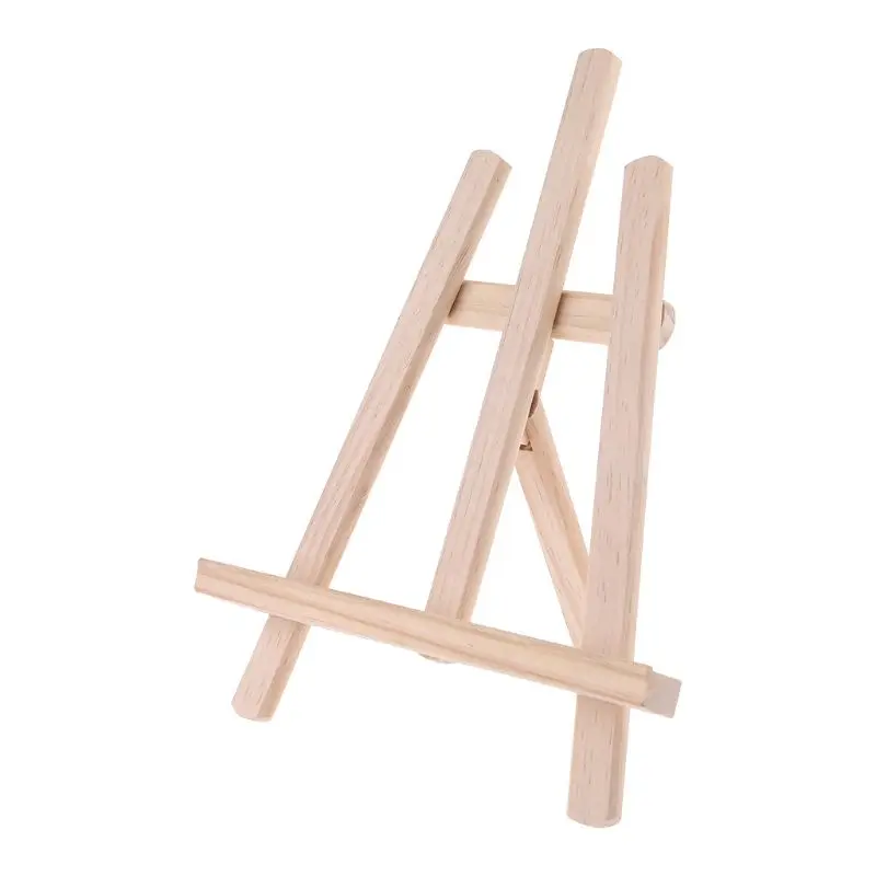 

Vertical Wooden Tripod 8.2''x11'' Artworks Display Stand Adjustable Canvas Holder for Adult Kid Paintings Displaying