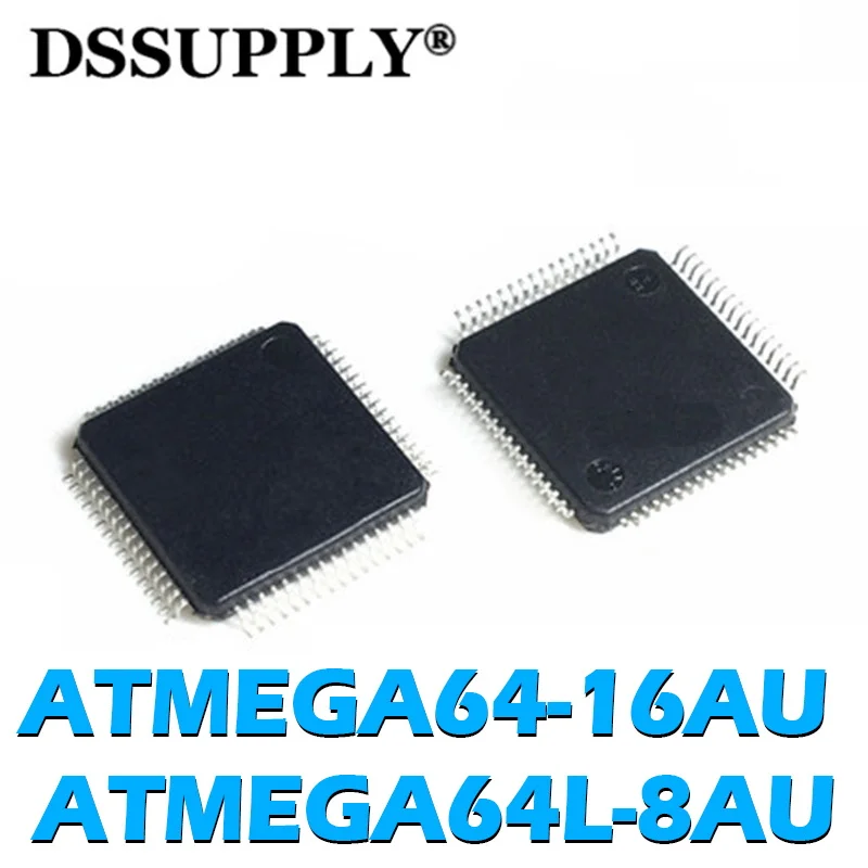 

5PCS New Original ATMEGA64 ATMEGA64-16AU ATMEGA64L-8AU TQFP-64 MCU Microcontroller Memory Chips