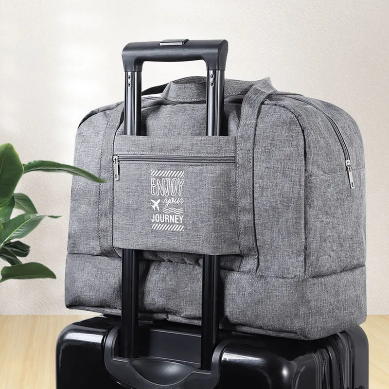 

Bags Hand Accessor Overnight Fashion Tote Women Bag Capacity Duffel Travel Luggage Supplies Folding Travel Oxford Weekend Large