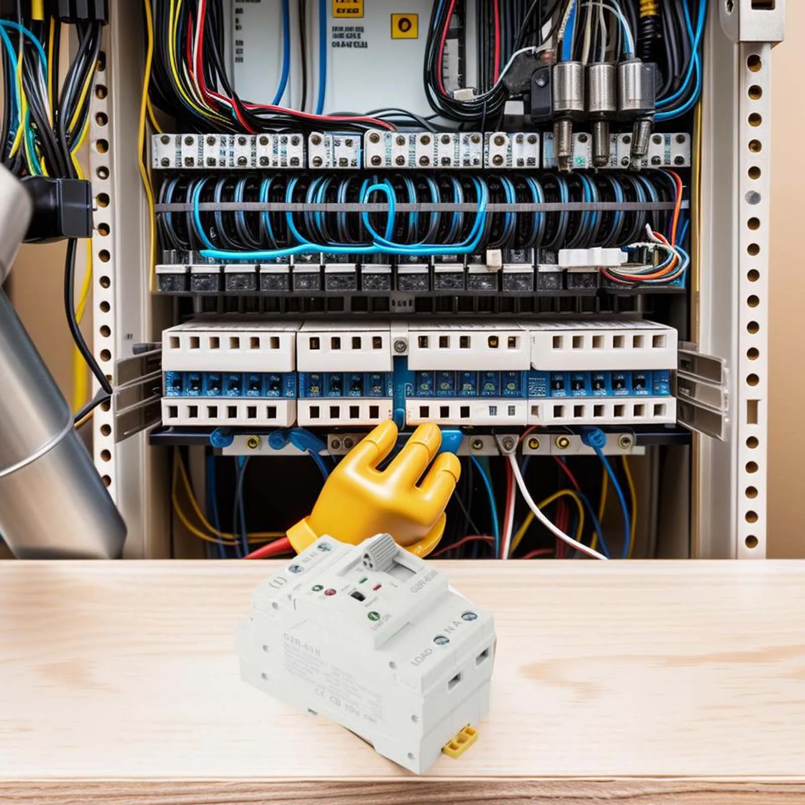 A-TS двойной мощный автоматический электрический резервный переключатель 2P 63A 220 В