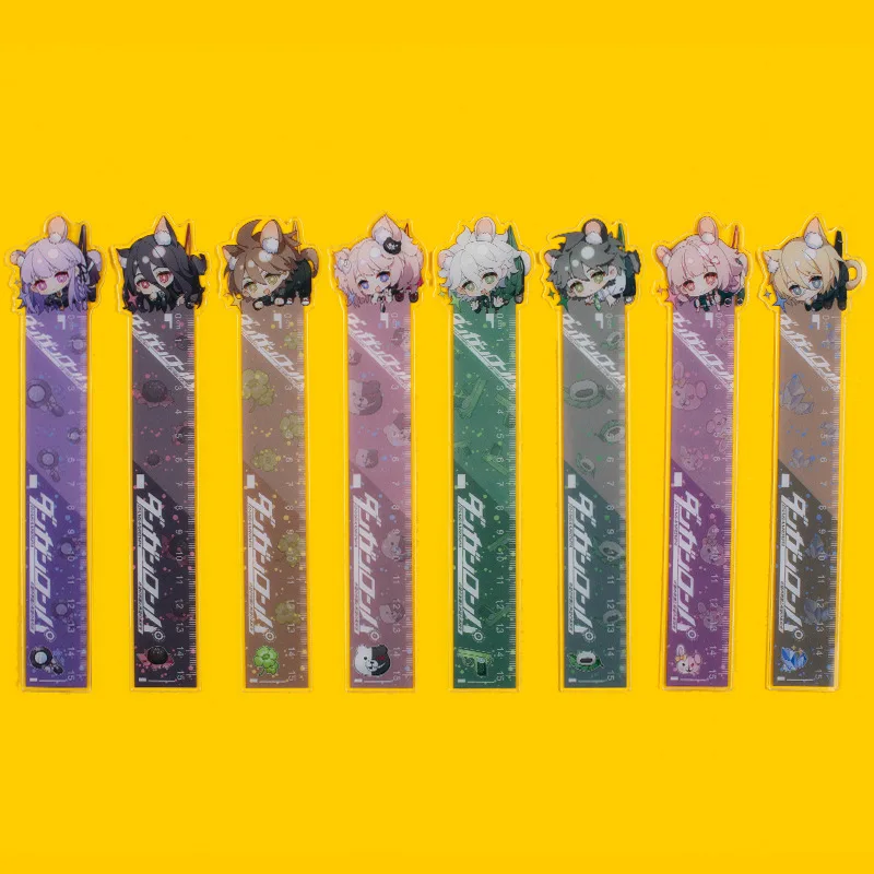 

Правитель из аниме Danganronpa Naegi Makoto Kirigiri Kyouko, линейки, Мультяшные чертежные принадлежности, школьные канцелярские принадлежности Kawaii