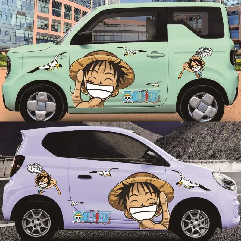 Новая наклейка на автомобиль One Piece, декор для кузова, защита от царапин, наклейка с Луффи и Чоппером, праздничный подарок (art.: 3920dc7d36b04) - 3920dc7d36b04