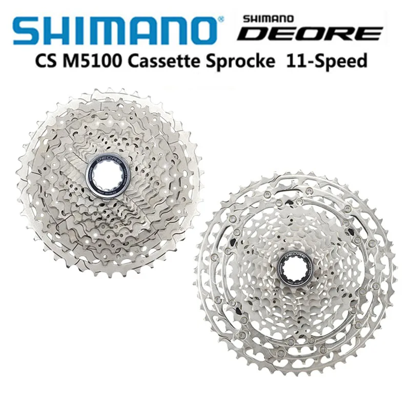 

Shimano Deore CS M5100 11 Speed Cassette Sprocke CS-M5100 Freewheel Mountain Bike MTB Chains 11-speed 11-51T 11S 42T Bicycle 11V