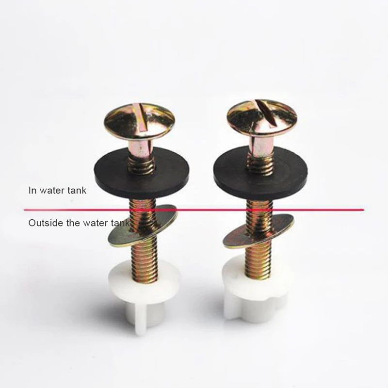 Старомодные винты для крепления разделенного резервуара унитаза резиновые