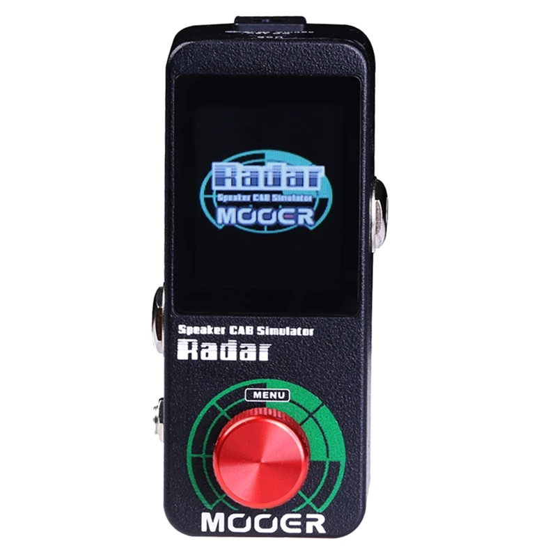 MOOER Radar Simulator Guitar Effect Pedal 30 Speaker Cab Cabinet Models 11 Mic Models 36 User Presets EQ Stage