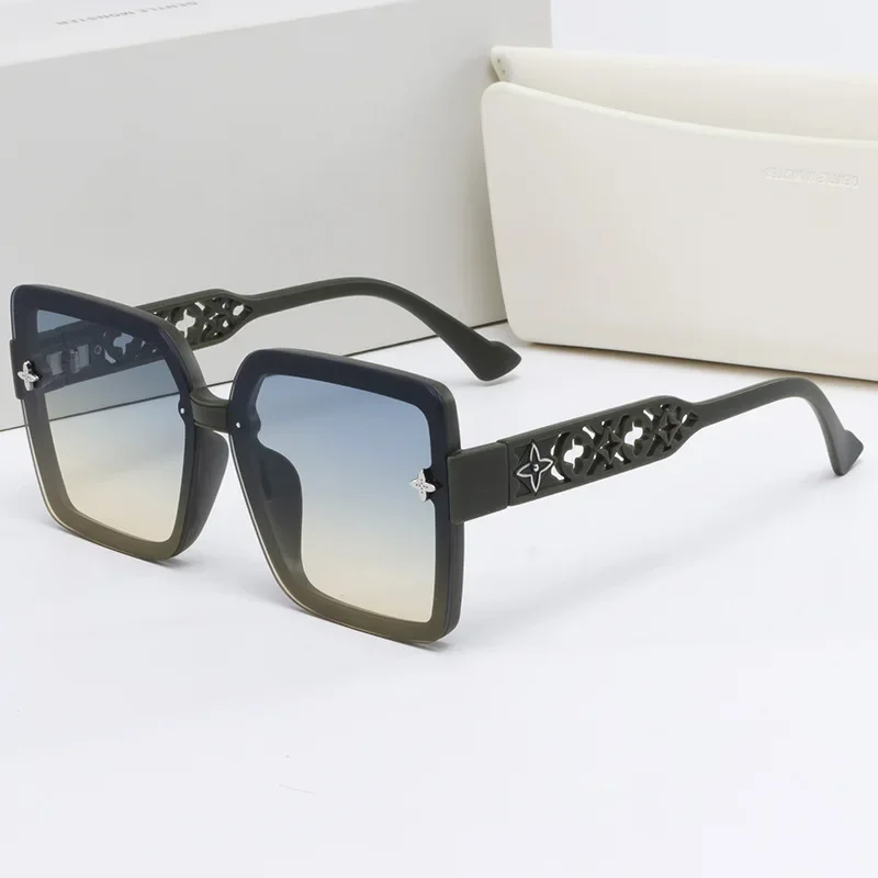 Новинка 2024 женские солнцезащитные очки в полной оправе для рыбалки Женская