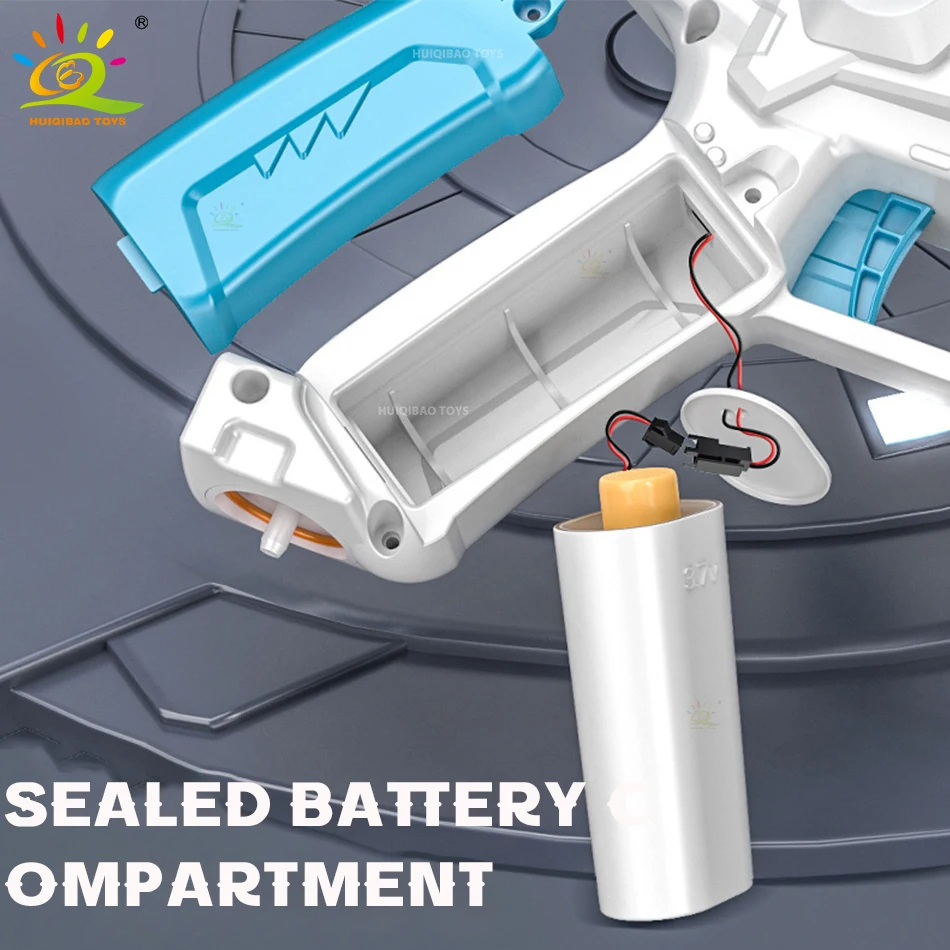 Портативный летний электрический автоматический водяной пистолет для детей