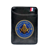 freemasonry tyrian lodge 333 printing leather magic wallet classic men women money clips card purse cash holder be1452