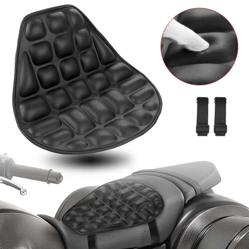 

Подушка для мотоциклетного сиденья из ПУ кожи, водонепроницаемое удобное воздушное сиденье, универсальная подушка для мотоцикла, амортизация и декомпрессия