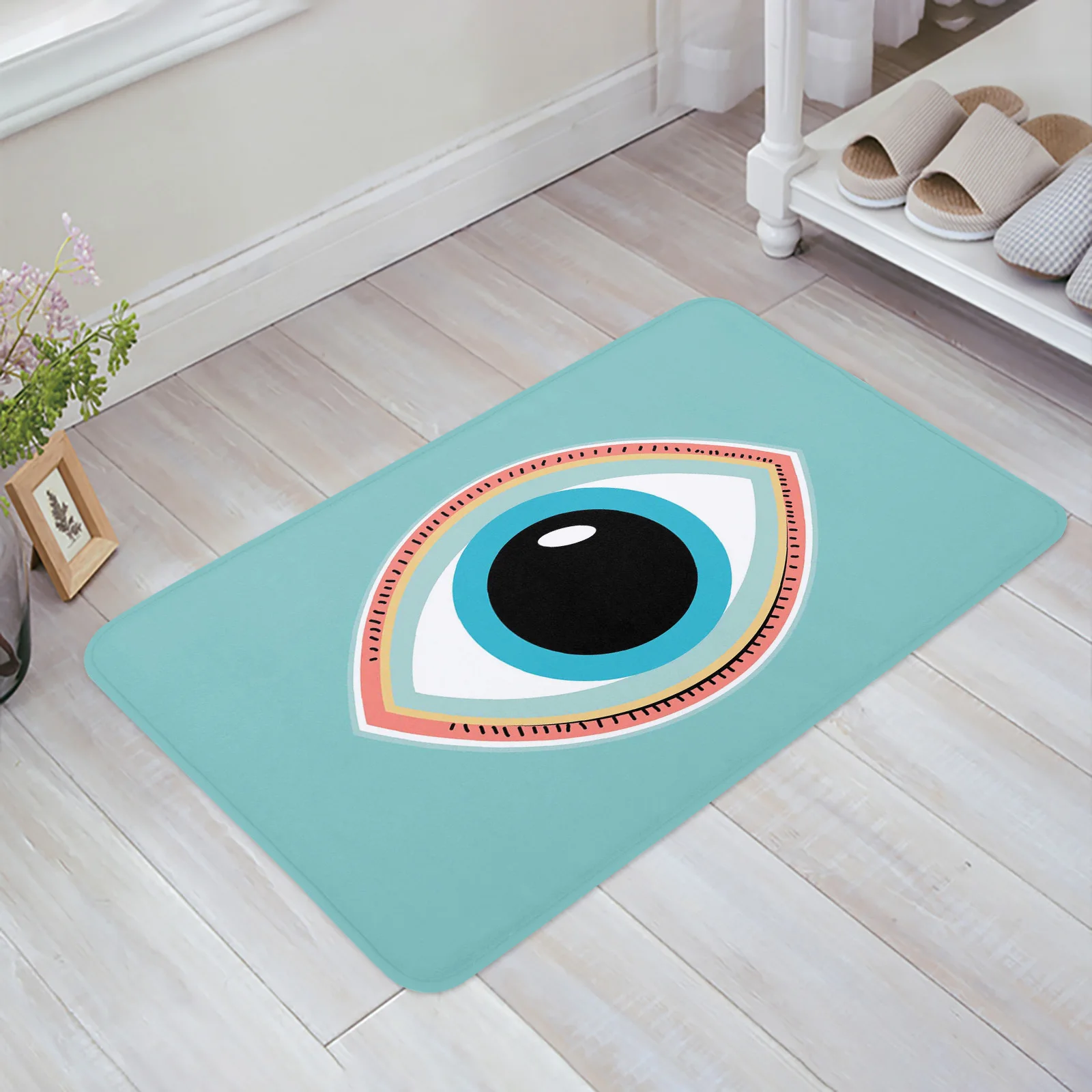 

Глазные яблоки, ресницы, коврик для входной двери, нескользящий напольный ковер для гостиной, коврик для ванной, кухни