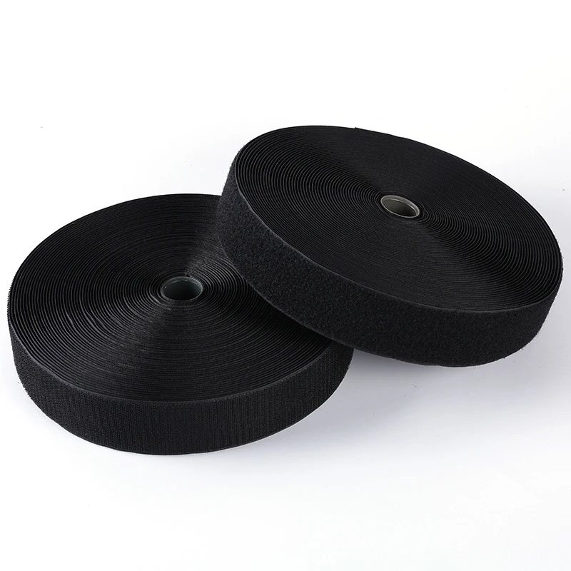 2M  Adhesive Fastener Tape Black White No Glue Nylon Hook and Loop Garment And Shoe Sewing Accessories images - 6