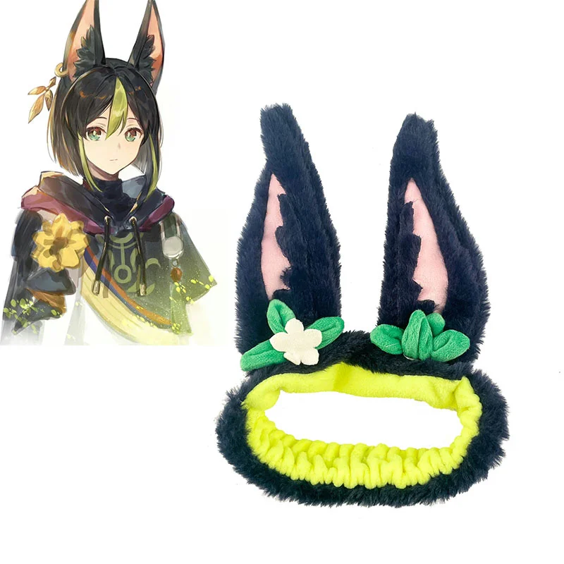 

Эластичная повязка на голову Game Genshin Impact toughnari, милая повязка на голову, повязка на голову для девушек, аксессуары для косплея