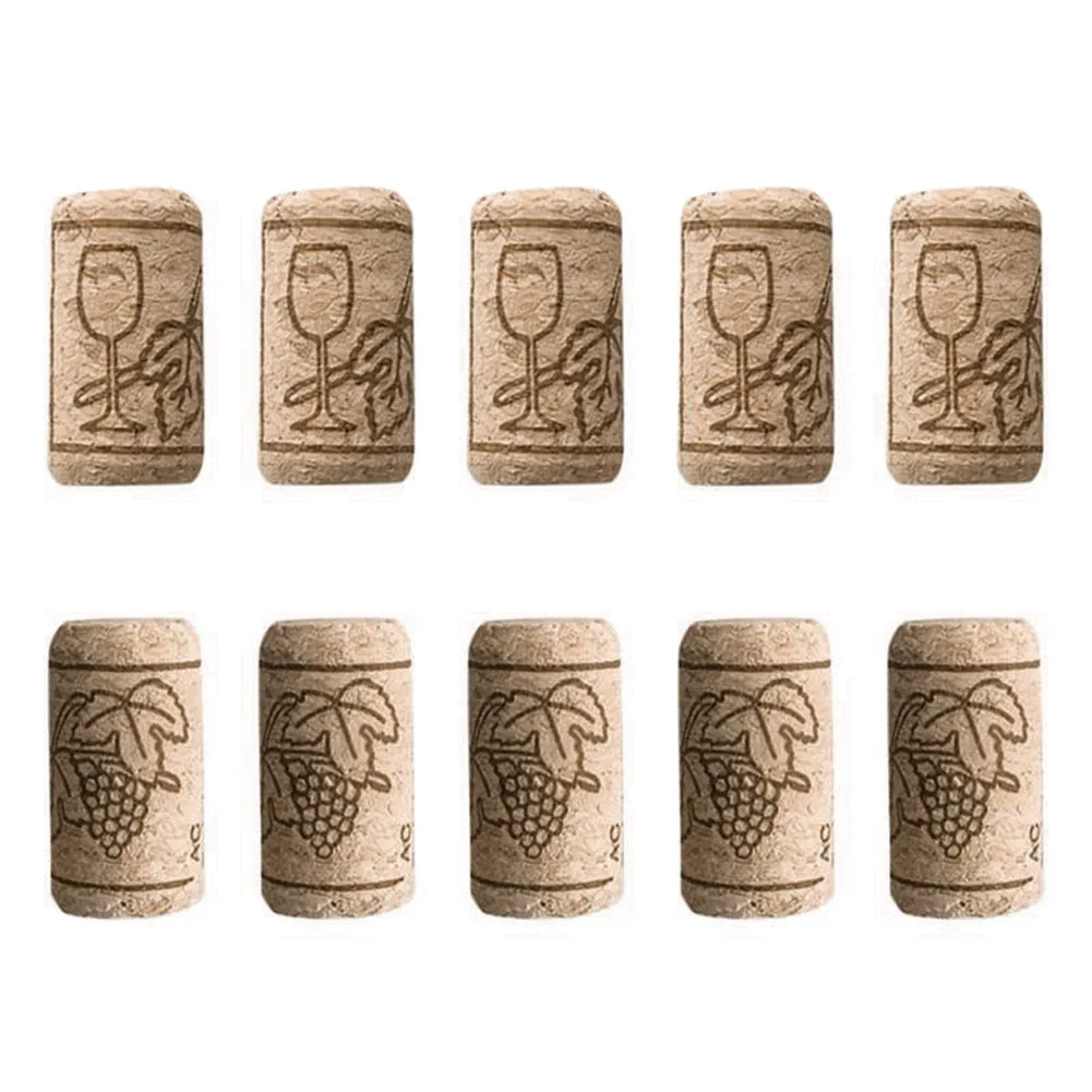 

200Pcs Wine Cork Sealing Wine Cork Wine Bottle Stopper Bar Tool Bottle Closure Wooden Sealing Cover