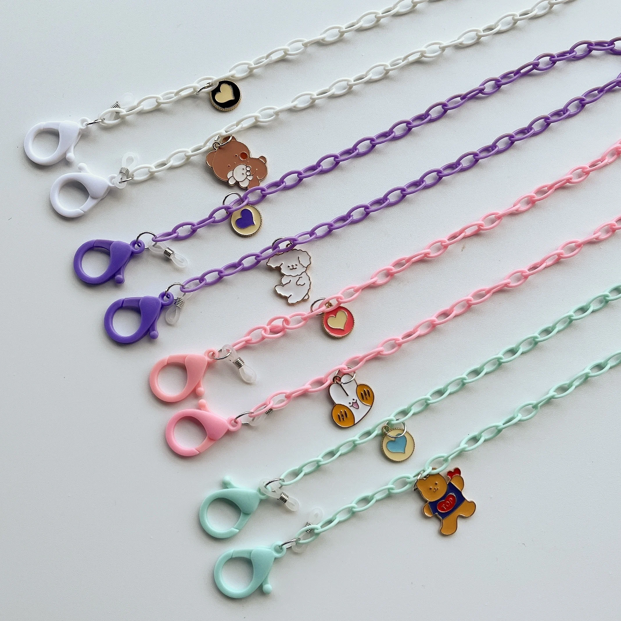 

New Style Small Fresh Alloy Bunny Pendant Mask Chain Lanyard Glasses