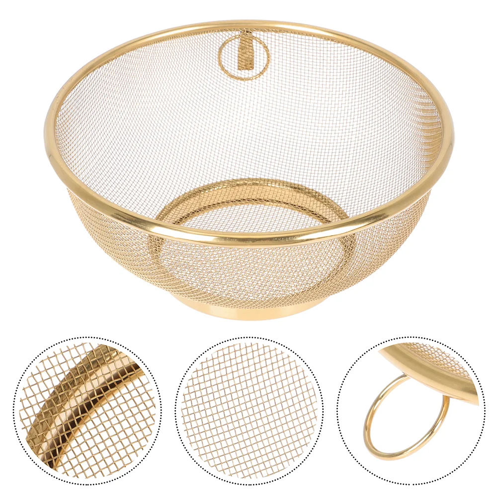 

Stainless Steel Filter Mesh Sieve Fine Strainer Rice Cleaner Basket Wire Colander Strainers Colanders