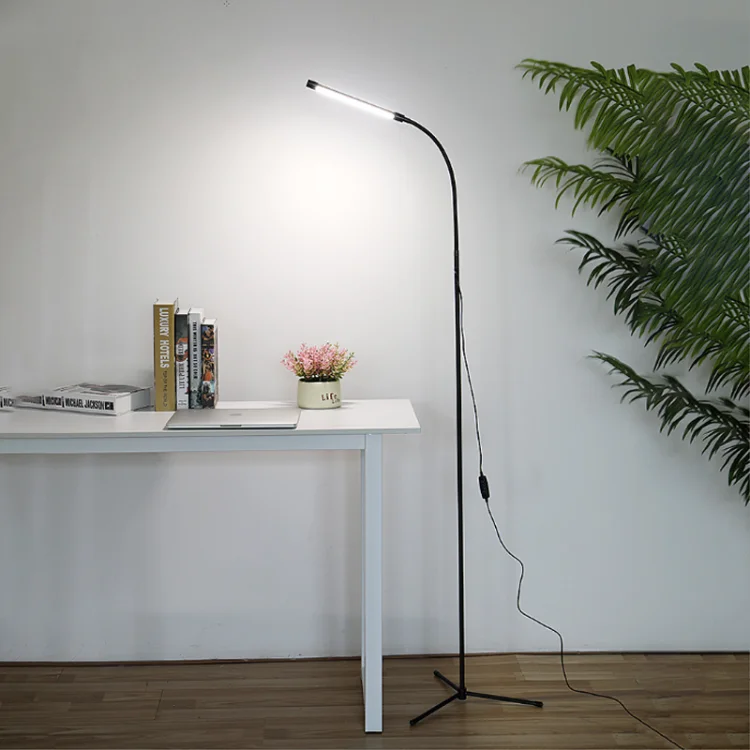 

Modern Minimalist Led Floor Lamp Study Reading Light Bedroom Standing Table Indoor Lighting Piano Eye Protection