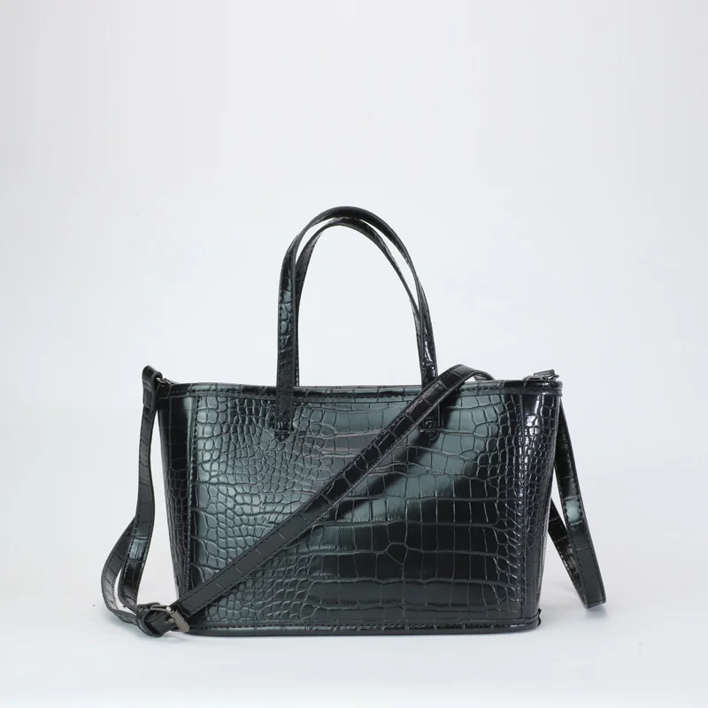 

Весенняя универсальная сумка-тоут для женщин, роскошные дизайнерские сумки и кошелек, новинка 2023, Высококачественная сумка из искусственной кожи с тиснением под крокодиловую кожу