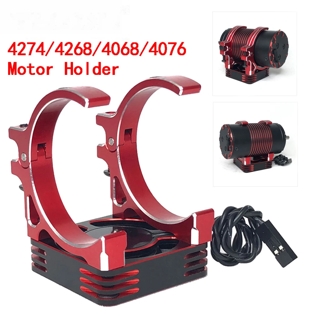 

Motor Fast Cooling Fan 40x40mm Aluminum Fan w/holder for Traxxas ARRMA 1/7 Hobbywing 4274 4268 Rocket 1/8 RC Car 4082 1515