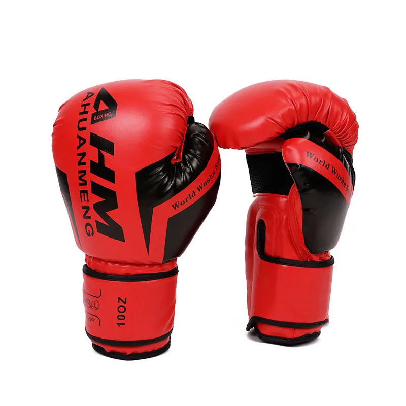 Boxing Gloves for Men Women Bright PU Karate Muay Thai Guantes De Boxeo Free Fight MMA Sanda Training Adults Kids Equipment images - 6