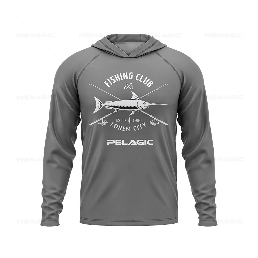 

Мужская футболка с длинным рукавом, с УФ-защитой