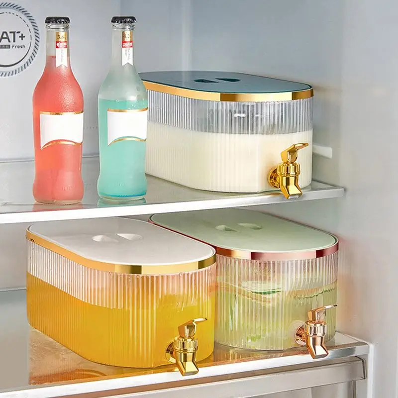 

Л Холодный чайник на холодильник с краном холодильник диспенсер для молока и напитков емкость для напитков большой емкости герметичный чайник для воды