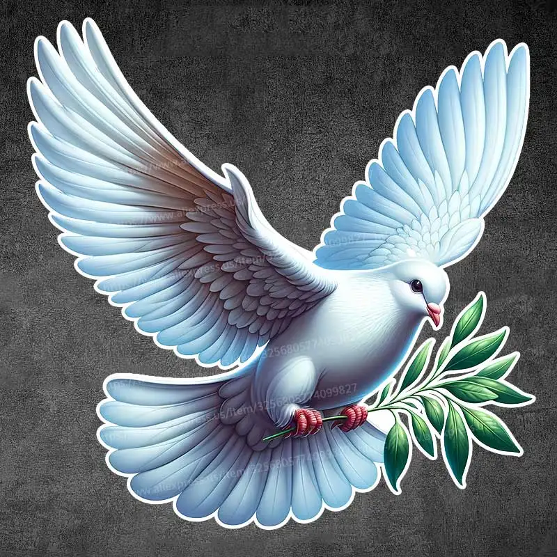 

Мирный голубь автомобильная наклейка виниловая наклейка водостойкая заднее окно мотоцикл кемпер бампер грузовик украшение для ноутбука SH882