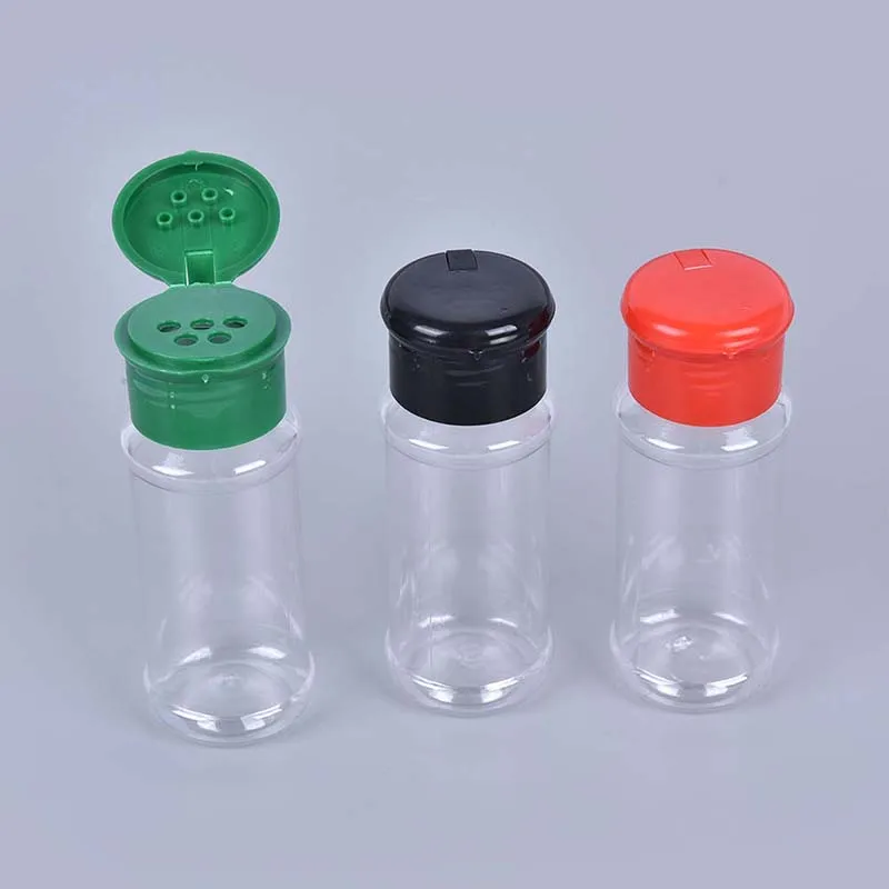 

5 Pcs Jars For Spices Camping Seasoning Jar With Lids 100ml Barbecue Condiment Salt And Pepper Shaker For Outdoor Cooking Tools