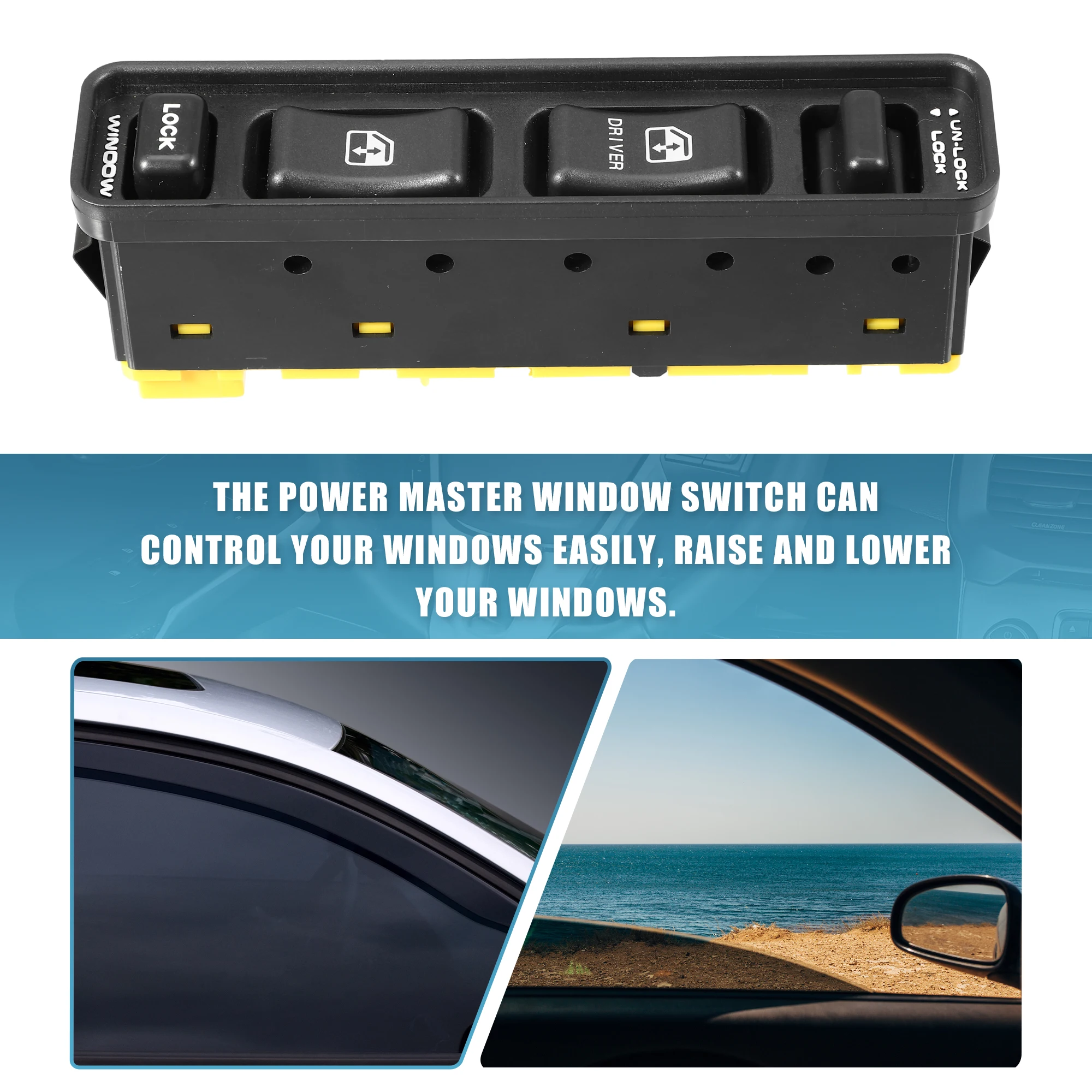 X Autohaux 3799060A00 Power Window Control Switch for Suzuki Vitara 1988 1989 1990 1991 1992 1993 1994 1995 1996 1997 1998 1999 images - 6