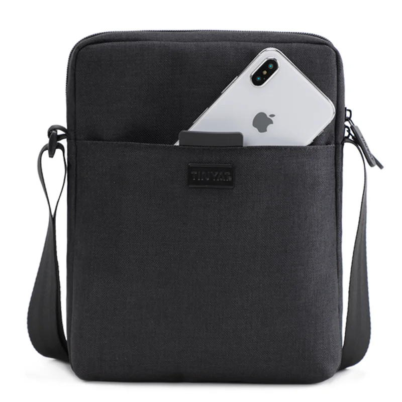 

Men's Bags Light Canvas Shoulder Bag For 7.9' Ipad Casual Crossbody Bags Waterproof Business Shoulder bag for men 0.13kg