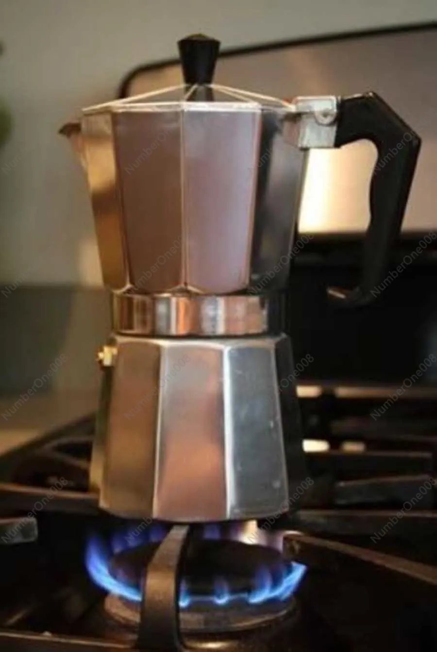 Алюминиевый кофейник Итальянская Кофеварка с десятью рожками и анисом домашний