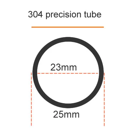 

Трубы из нержавеющей стали OD 25 мм 304