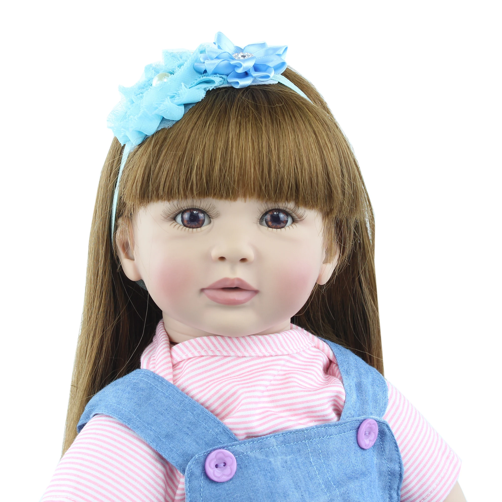 Силиконовая кукла-Реборн 60 см Реалистичная виниловая кукла-Малыш принцессы с