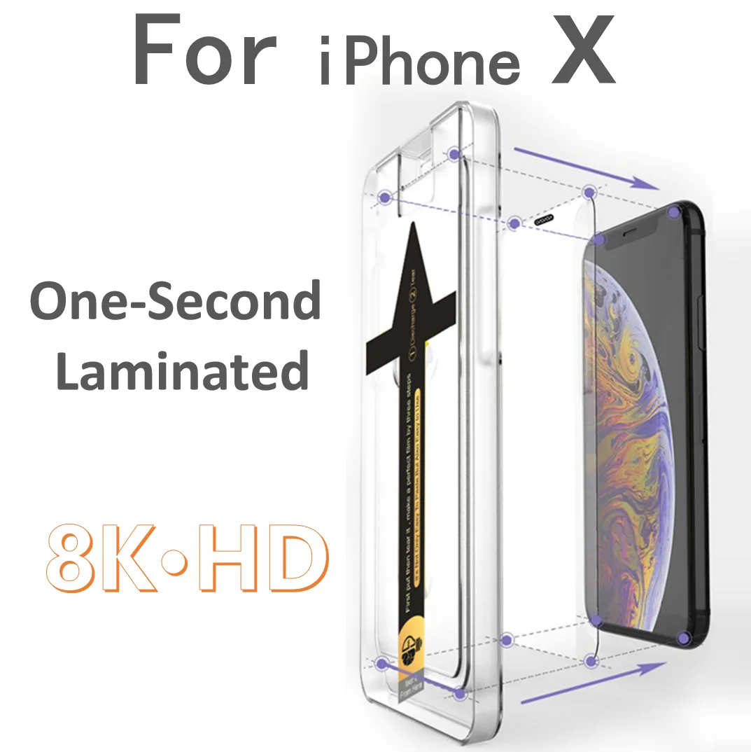 

iPhone X Screen Protector Accessories Tempered Original phone 128gb Protective Protections Tempered new Glass Original Gadgets