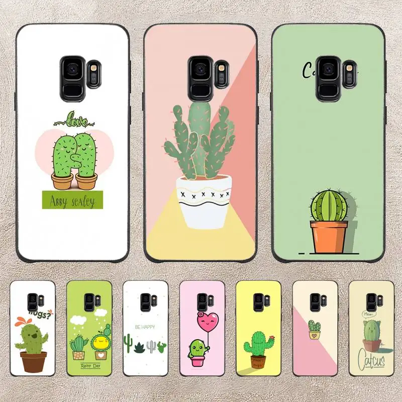 

Cute Cactus Phone Case For Samsung Galaxy Plus S9 S20Plus S20ULTRA S10lite S225G S10 Note20ultra Case