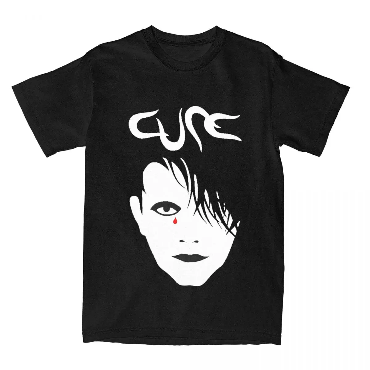 

Роберт Смит Love рок музыка The Cure Band вещи рубашки для мужчин женщин Юмор Чистый хлопок графическая печать ткань