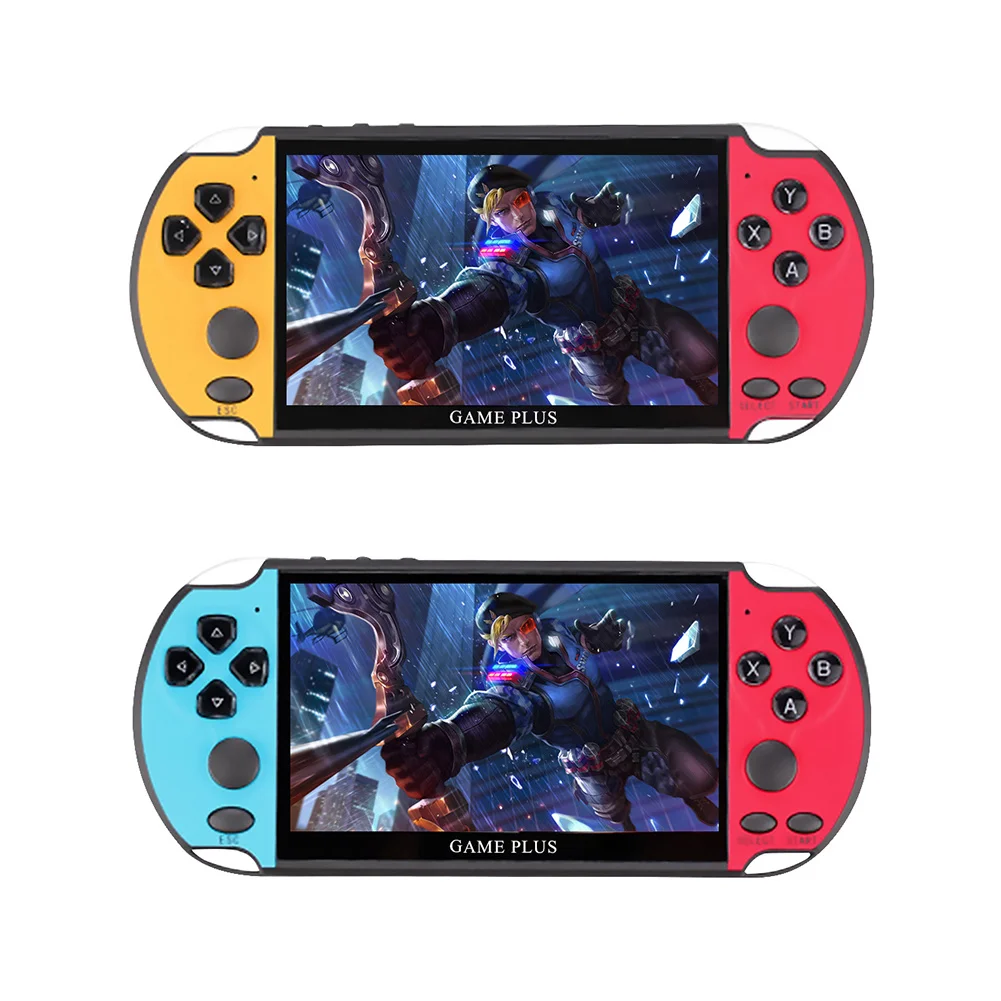 

Handheld Gaming Portable Mini Arcade Videogames X7 Plus 5.1 inch Handheld Game Console 8GB Game Player Built-in 200 Games Sale