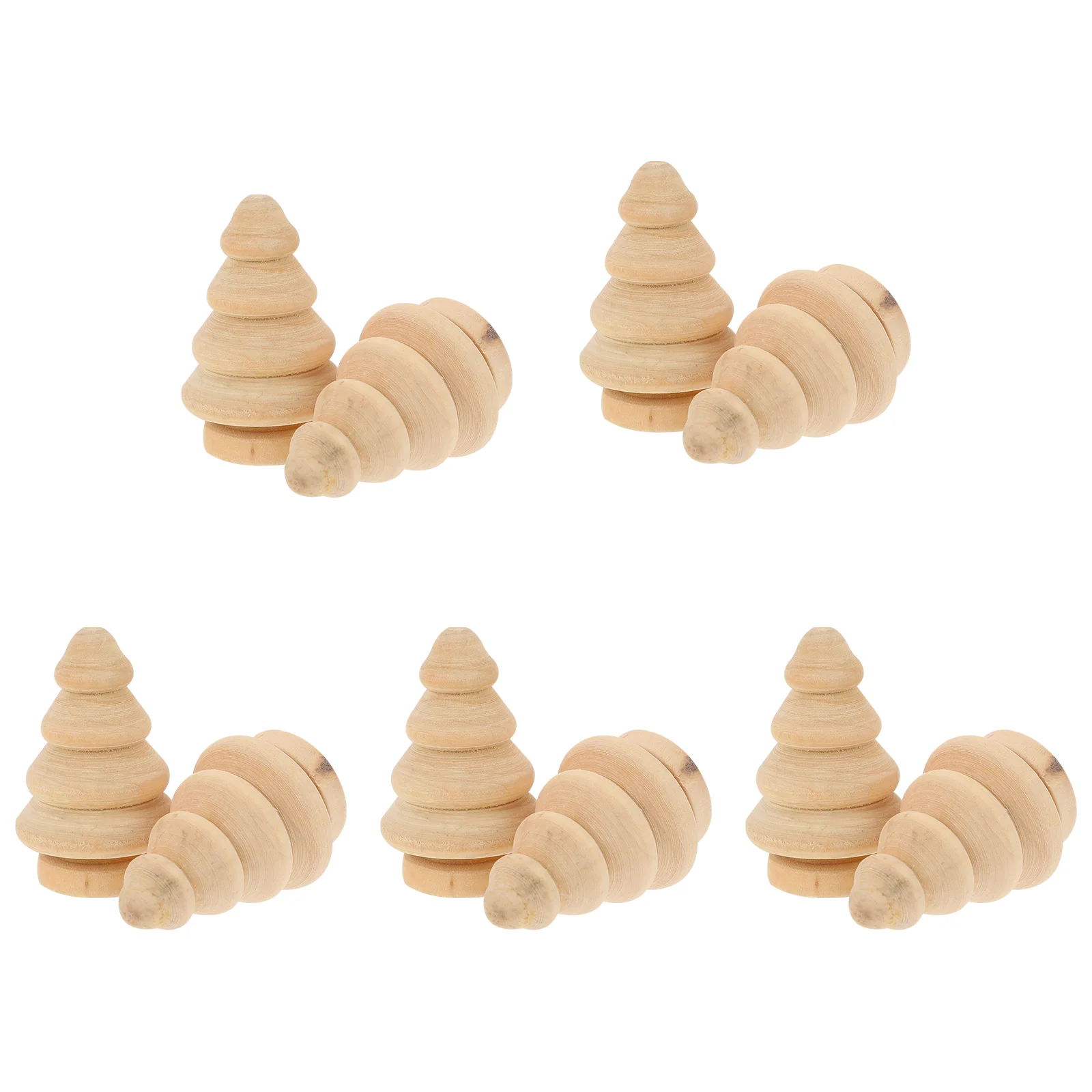 

Christmas Tree Wooden Wood Unfinished Trees Crafts Diypainting Peg Blank Miniature Minicutoutsdecor Figuresdecoration Ornaments