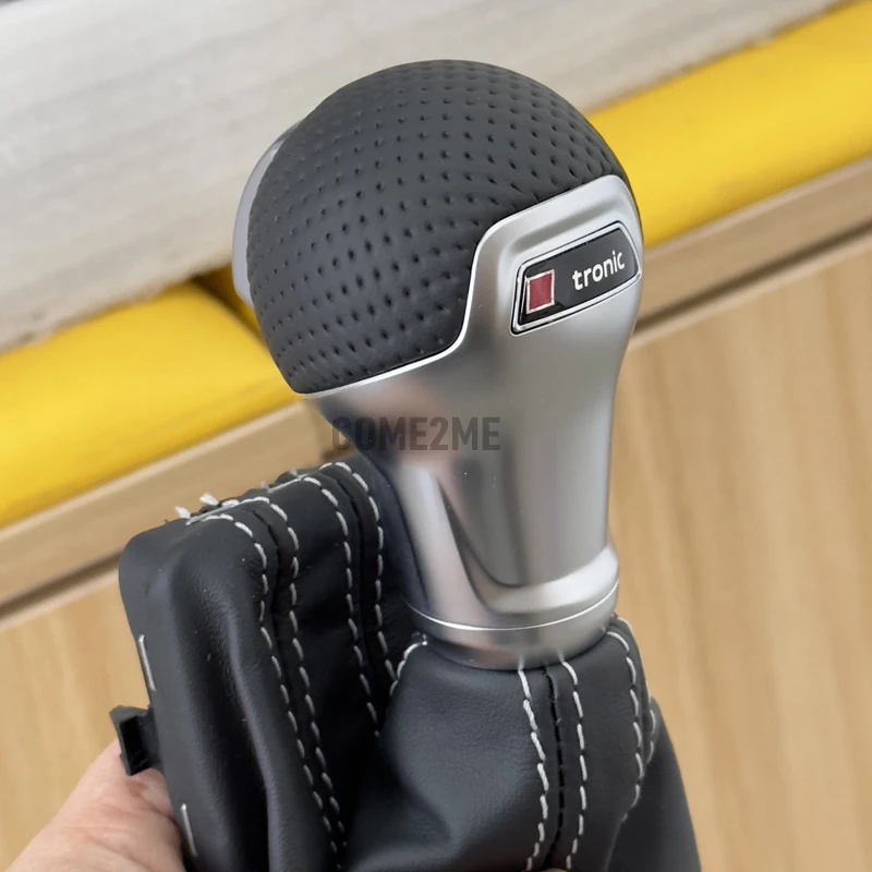 

Головка ручки автоматического рычага переключения передач для Audi A3 S3 RS3 S6 RS6 A7 A6 Golf 7 7.5 GTI Ручка переключения передач с пылезащитной крышкой LHD