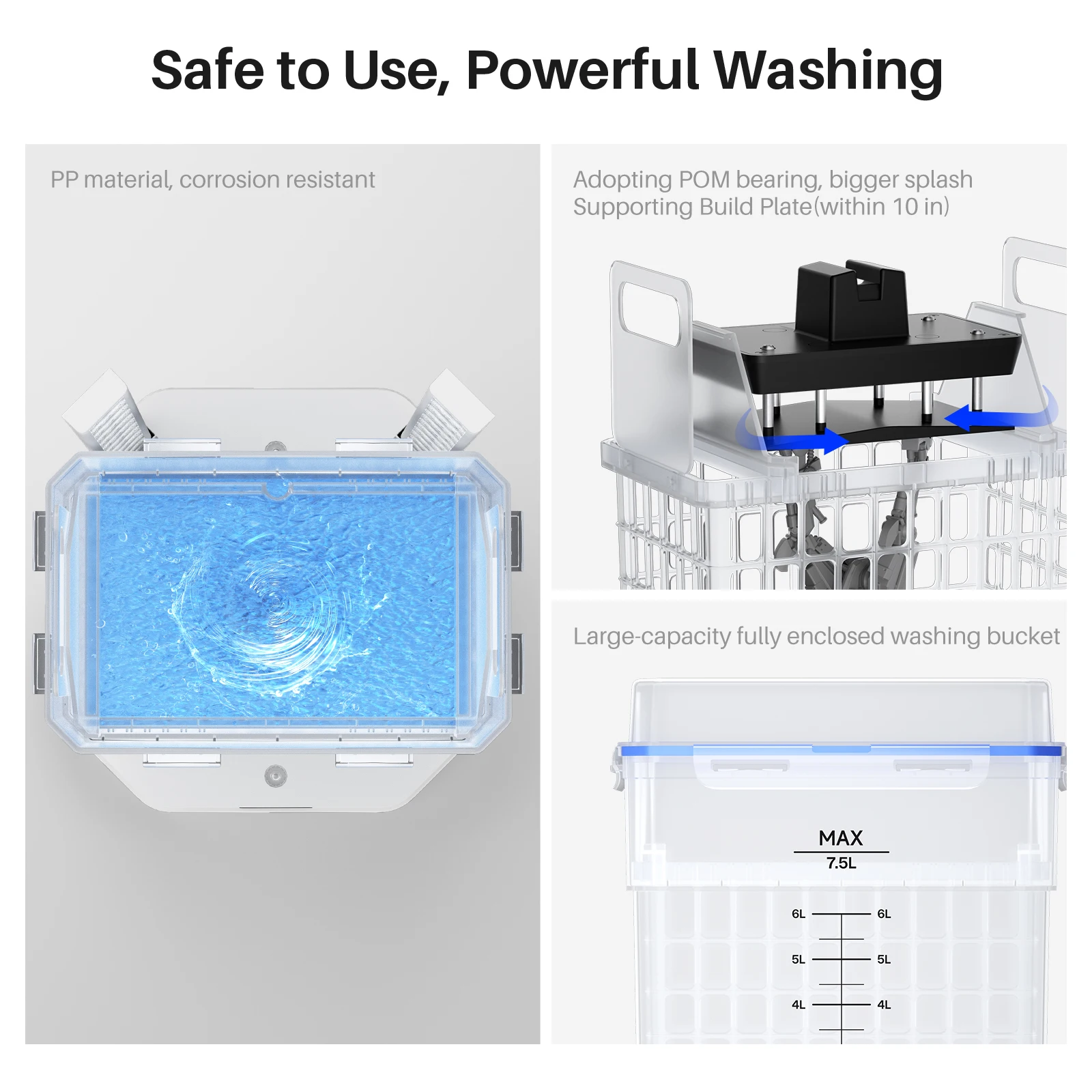 Машина ELEGOO MERCURY PLUS V3.0 Wash and Cure 2 в 1 большая емкость совместимая с большинством